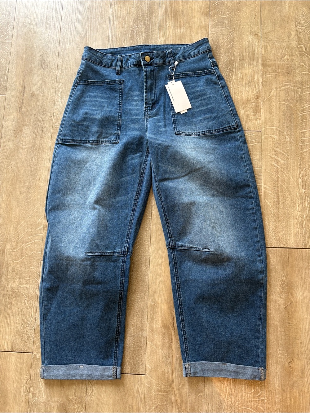 NWT Dingdi’s Blue Denim Jeans Label - Size L W30